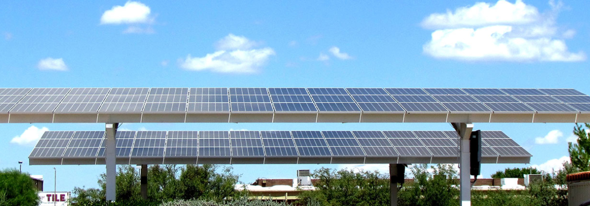 Outdoor solar panel generating energy | Solar Gain