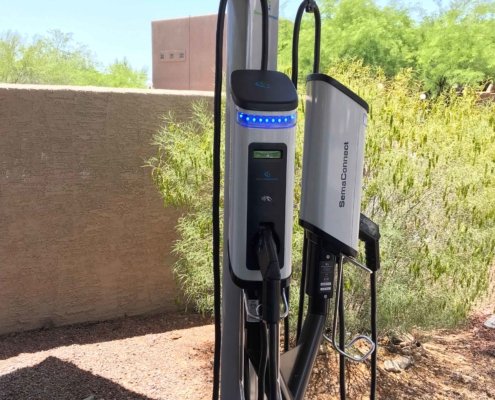 car charging station