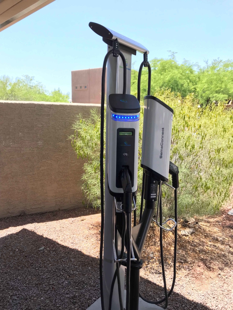 car charging station
